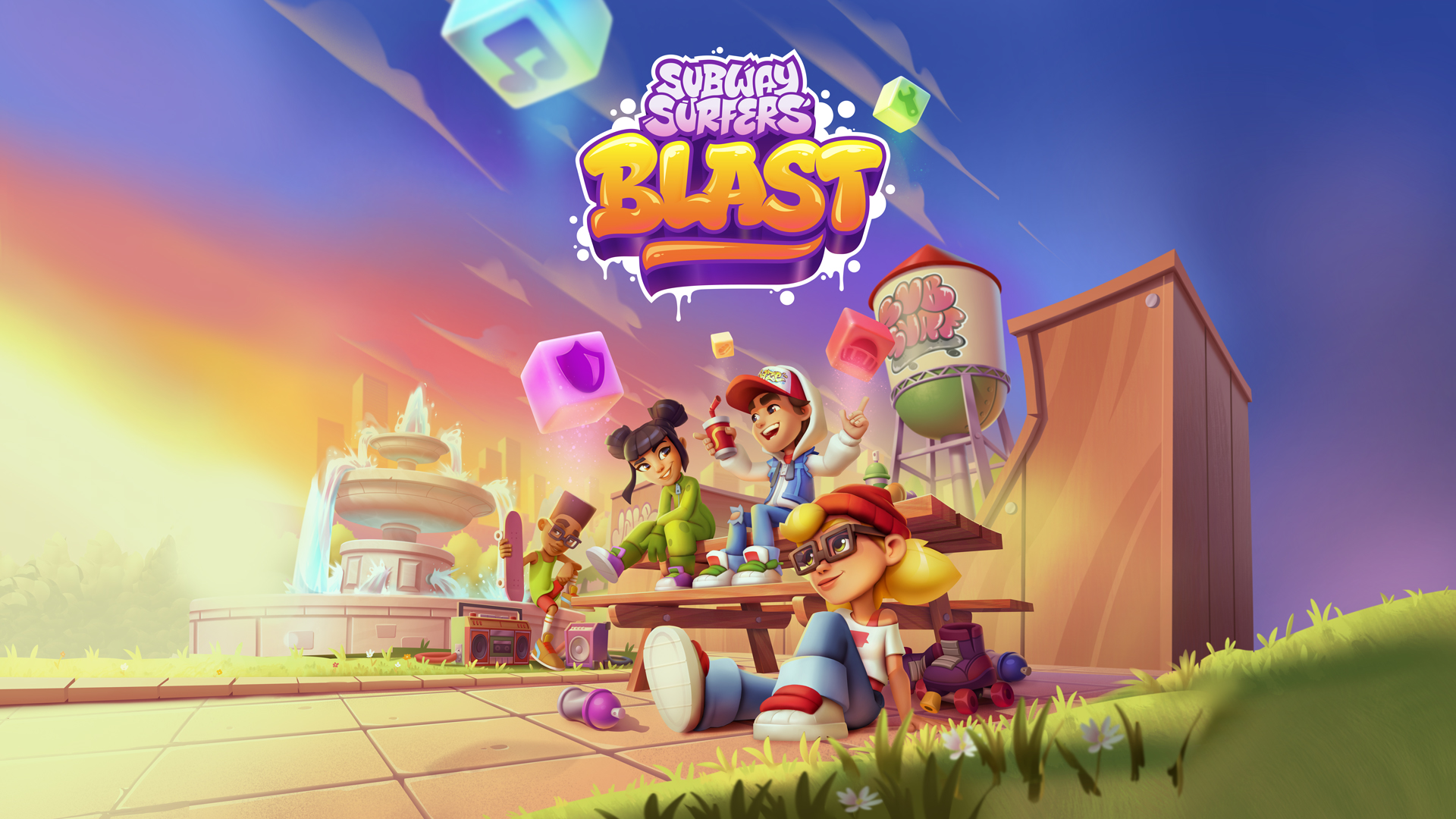 Subway Surfers Blast, o novo jogo de quebra-cabeça ambientado no