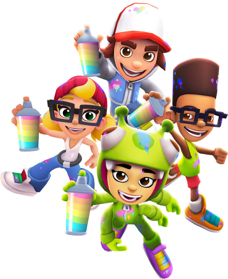 personagens Subway surfers